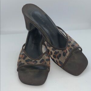 Chinese Laundry Brown Leopard Print Heels
